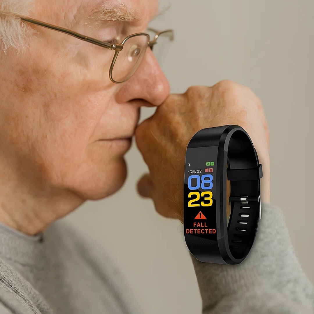 GuardianTime | Smartwatch for Seniors – Fall Detection – Health Monitoring – GPS Tracker – Elderly Safety