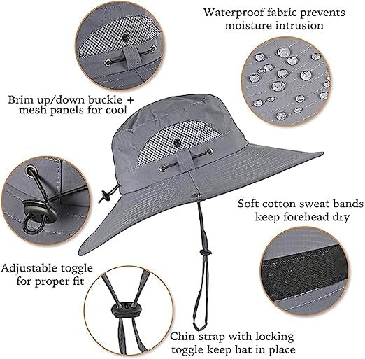 Sun Hat with Fan For Summer