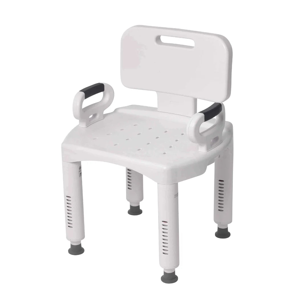 Medical Premium Series Shower Chair with Back and Arms