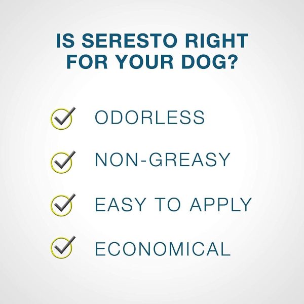 Seresto Flea and Tick Collar For Small, Large Dogs & Cats