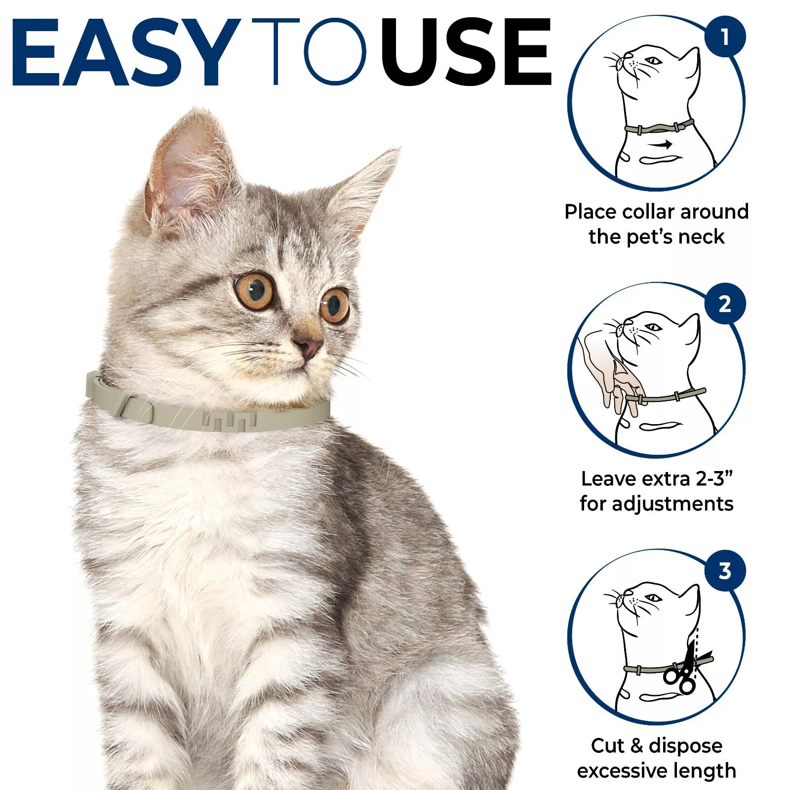 Flea and Tick Collar For Small, Large Dogs & Cats