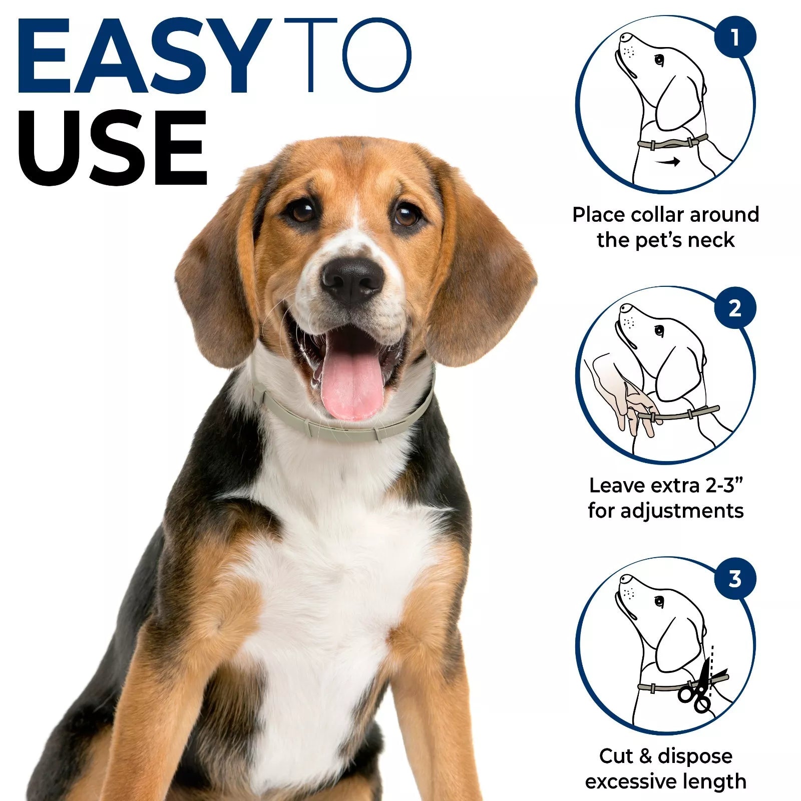 Flea and Tick Collar For Small, Large Dogs & Cats