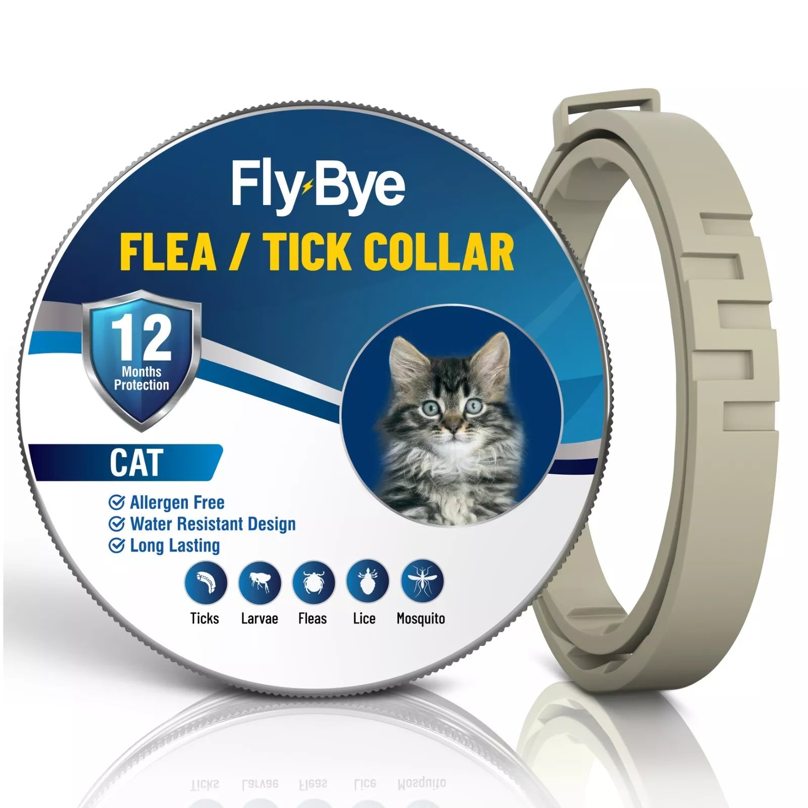 Flea and Tick Collar For Small, Large Dogs & Cats