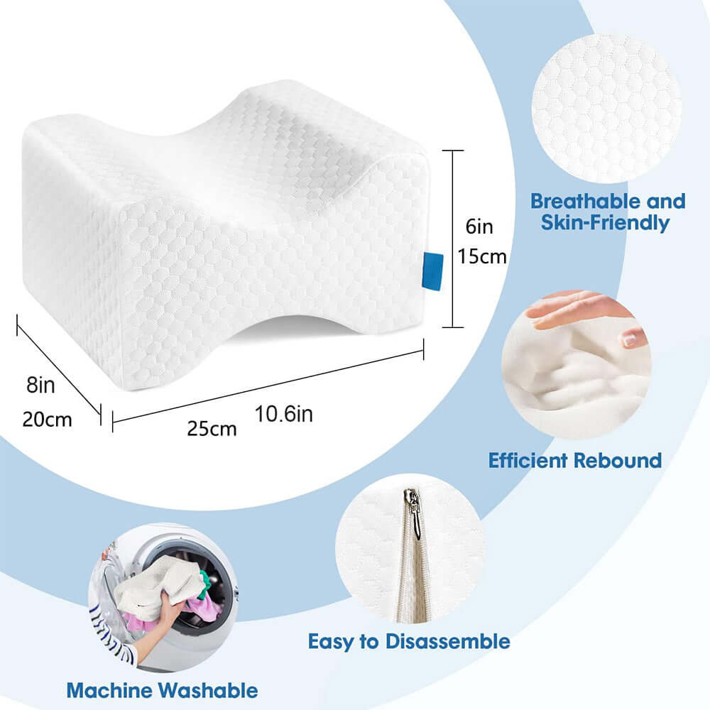 Relowsy Memory Foam Knee Pillow